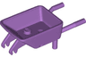 Minifigure, Utensil Wheelbarrow Frame
