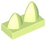 Tile, Modified 1 x 2 with 2 Teeth Vertical