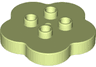 Duplo, Brick Round 4 x 4 Flat Top Scalloped with 2 x 2 Studs