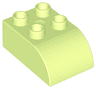 Duplo, Brick 2 x 3 Slope Curved