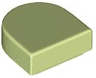 Tile, Round 1 x 1 Half Circle Extended