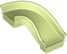 Duplo Slide Curved 90 degrees, Straight Sides