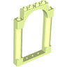 Door, Frame 1 x 6 x 7 Arched with Notches and Rounded Pillars