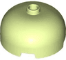 Brick, Round 3 x 3 x 1 1/3 Dome Top - Open Stud