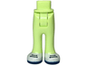 Mini Doll Hips and Trousers with Back Pockets with White Shoes, Dark Blue Laces and Soles Pattern - Thick Hinge