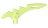 Minifigure, Weapon Crescent Blade, Serrated with Bar