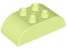 Duplo, Brick 2 x 4 Slope Curved Double