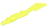 Minifigure, Weapon Sword Blade with Jagged Edges and Bar End