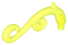 Plant Stem, Curved with Bar, Thorns, and Swirls