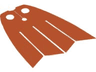 Minifigure Cape Cloth, 4 Scalloped Strips - Traditional Starched Fabric