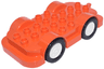 Duplo Car Base 4 x 8 with White Wheels with Black Tires