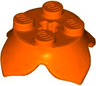 Plant Leaves 2 x 2 with 4 Petals and Axle Hole