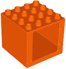 Duplo Door / Window Frame 4 x 4 x 3 Thin Top
