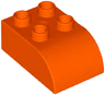 Duplo, Brick 2 x 3 Slope Curved