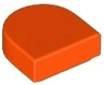 Tile, Round 1 x 1 Half Circle Extended