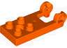 Duplo, Plate 2 x 3 with 4 Studs and Hinge with Red Gaskets