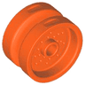 Wheel 18mm D. x 12mm with Pin Hole and Stud, Dotted Brake Rotor Lines
