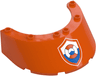 Windscreen 6 x 8 x 2 with Coast Guard Logo Badge / Shield Pattern