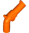 Minifigure, Weapon Gun, Pistol Revolver - Large Barrel and Hollow Handle