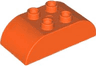 Duplo, Brick 2 x 4 Slope Curved Double