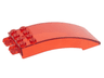 Windscreen 8 x 4 x 2 Curved with Locking Dual 2 Fingers