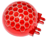 Windscreen 6 x 6 x 3 Canopy Dome Half Sphere with Dual 2 Fingers with White Compound Eye Pattern