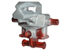 Torso/Head Mechanical, Exo-Force Robot with Marbled Pearl Light Gray Pattern