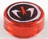 Tile, Round 1 x 1 with Ninjago Fangpyre Pattern