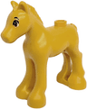Horse, Friends Style, Baby Foal with Dark Orange and White Eyes Wide Open, Black Eyebrows and Eyelashes Pattern (Dawn)