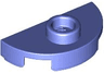 Plate, Round 1 x 2 Half with 1 Stud (Jumper)