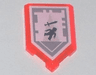 Tile, Modified 2 x 3 Pentagonal with Nexo Power Shield Pattern - Tractor Beam