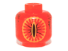 Minifigure, Head without Face with Black Eye of Sauron Pattern