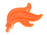 Minifigure, Plume Feather Triple Compact / Flame / Water with Small Pin
