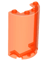 Cylinder Half 2 x 4 x 5 with 1 x 2 Cutout