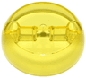 Cylinder Hemisphere 7 x 7 Flat (Pod Half) with 2 Pin Holes