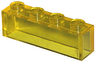 Brick 1 x 4 without Bottom Tubes