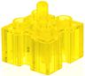 Brick, Modified 2 x 2 with Channels and Top Peg