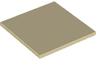 Tile 6 x 6 with Bottom Tubes, Textured Surface