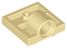 Plate, Modified 2 x 2 with Pin Hole - Full Cross Support Underneath