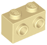 Brick, Modified 1 x 2 with Studs on 1 Side