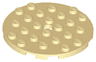 Plate, Round 6 x 6 with Hole