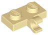 Plate, Modified 1 x 2 with Clip on Side (Horizontal Grip)