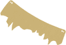 Cloth Sail 21 x 8 Tattered (Mizzen Sail)