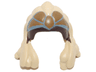 Minifigure, Headgear Headdress SW Tholoth with Dark Tan, Blue and Brown Pattern