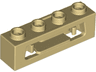 Projectile Launcher, 1 x 4 with Inside Clips (Disk Shooter)