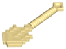 Minifigure, Utensil Shovel Pixelated (Minecraft)
