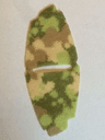 Minifigure Poncho Cloth with Camouflage Pattern
