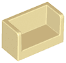 Panel 1 x 2 x 1 with Rounded Corners and 2 Sides