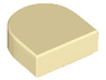 Tile, Round 1 x 1 Half Circle Extended
