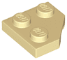 Wedge, Plate 2 x 2  Cut Corner